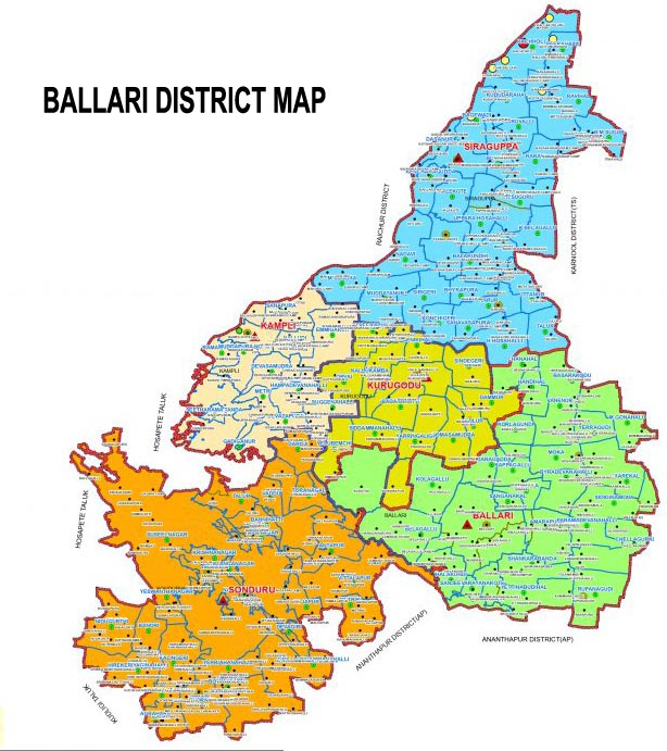 BALLARI map